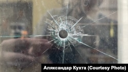 A Belarusian Orthodox church in Vilnius was shot at with a pneumatic weapon overnight on September 4-5.