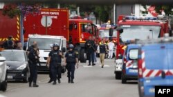 عکس آرشیوی از یک عملیات پلیس در شهر روئن در سال ۲۰۱۶ 