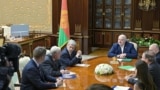 Аляксандар Лукашэнка на сустрэчы са спэцпрадстаўніком прэзыдэнта ЗША Кітам Келагам. Беларусь, Менск, 21 чэрвеня 2025 году