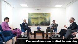 Takimi mes Oravit dhe Kurtit në Qeverinë e Kosovës më 25 korrik 2025. 