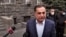 Armenia- Vahram Baghdasarian speaks to journalists after his release from custody, Yerevan, November 16, 2020