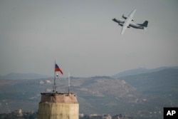 Ruski avion polijeće iz vojne baze Khmeimim u decembru.