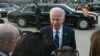 Germany - US President Joe Biden speaks to journalists before boarding Air Force One at Berlin-Brandenburg Airport, October 18, 2024.