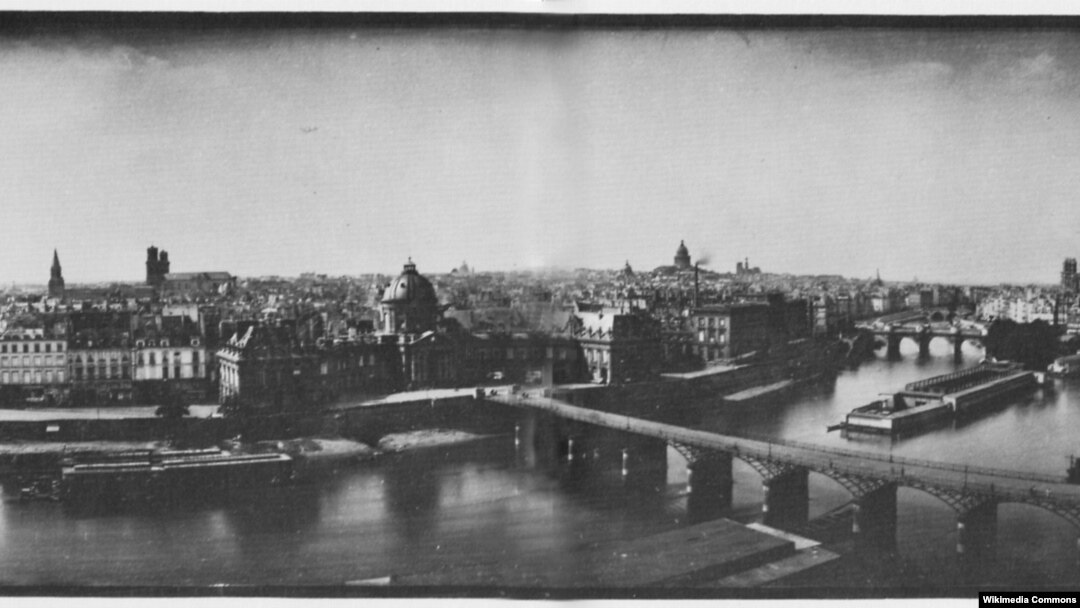 Панорама Парижа. Дагерротип Фридриха фон Мартенса. 1846