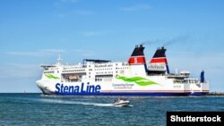 Швециядагы Stena Line компаниясынын паромдору. Иллюстрациялык сүрөт.