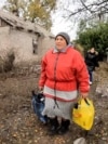 Ukraine - civilians evacuate their village, Novooleksandrivka, in Dnipropetrovsk - screen grab