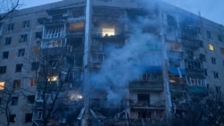 Наслідки російського бомбардування КАБами житлових будинків. Краматорська. Донецька область. Україна. 8 лютого 2026 року.