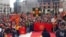 Protestë në Shkup kundër ndryshimit të emrit kushtetues të Maqedonisë, organizuar nga lëvizja "Emri ynë është e drejta jonë", e diel, 4 mars 2018 