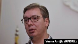 Serbian President Aleksandar Vucic (file photo)