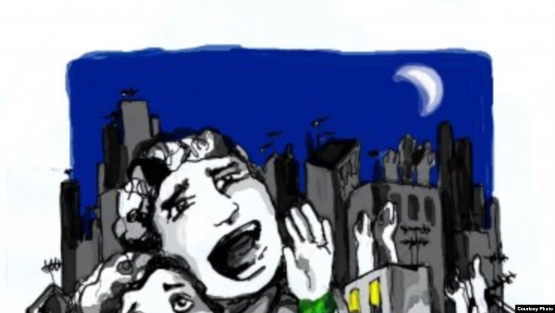 یکی از تصاویری که این روزها به شکل پوستر در میان معترضان دیده شده است.