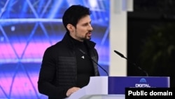 Засновник Telegram Павло Дуров у Астані, жовтень 2025 року