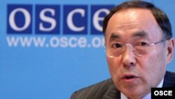 OSCE Chairman in Office Kanat Saudabaev says his government will deepen the OSCE's humanitarian engagement in Afghanistan 