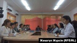 Заседание правового совета в школе № 60 в городе Актобе. 1 ноября 2017 года.