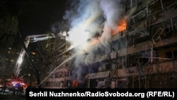 Наслідки російського удару по багатоповерхівці в Києві, 14 жовтня 2026 року