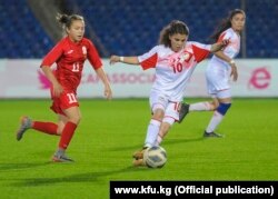The Kyrgyz national team took part in the CAFA U-20 women's soccer championship in Tajikistan in June 2021.