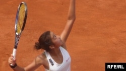 Казахстанская теннисистка Зарина Дияс. 