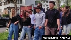 Učenici u Hodu mira u Sarajevu, 24. 4. 2025.