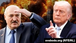 Канфлікт на Блізкім Усходзе, Беларусь, Трамп, Лукашэнка. Ілюстрацыйны каляж 