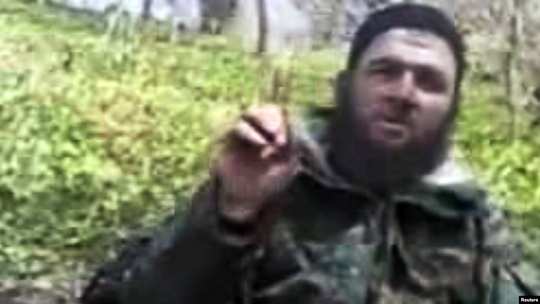 Did Chechen rebel leader Doku Umarov warn of the attacks in this video?