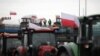Polish farmers protest in Marynin