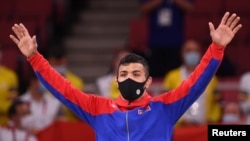 Judoka Saeid Mollaei won a silver medal in the 81-kilogram class at the Tokyo Olympics in July.