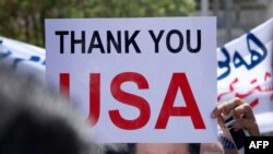 Християни Іраку проводять мітинг під посольством США у місті Ірбіль, 11 серпня 2014