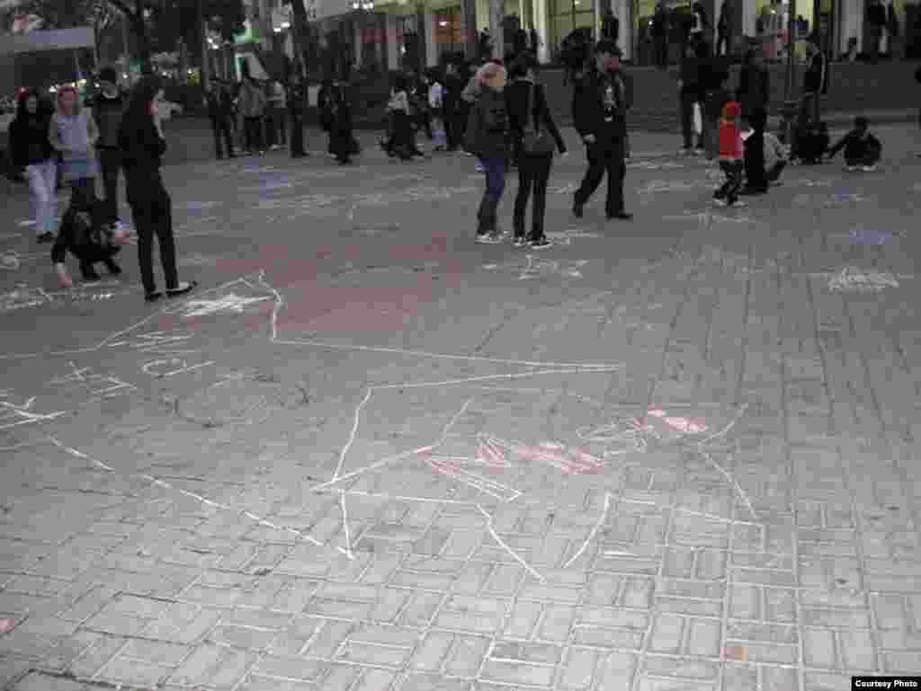 Photo from flashmob "Star alley" help in Tashkent, Uzbekistan