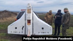 Russian drones targeting Ukraine are increasingly crashing onto Moldovan territory, rattling the government, which has limited ability to defend against them.  This Gerbera-type drone crashed in northern Moldova last November. 