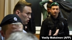 Алексей Навальный в суде, 2 октября 2017 года