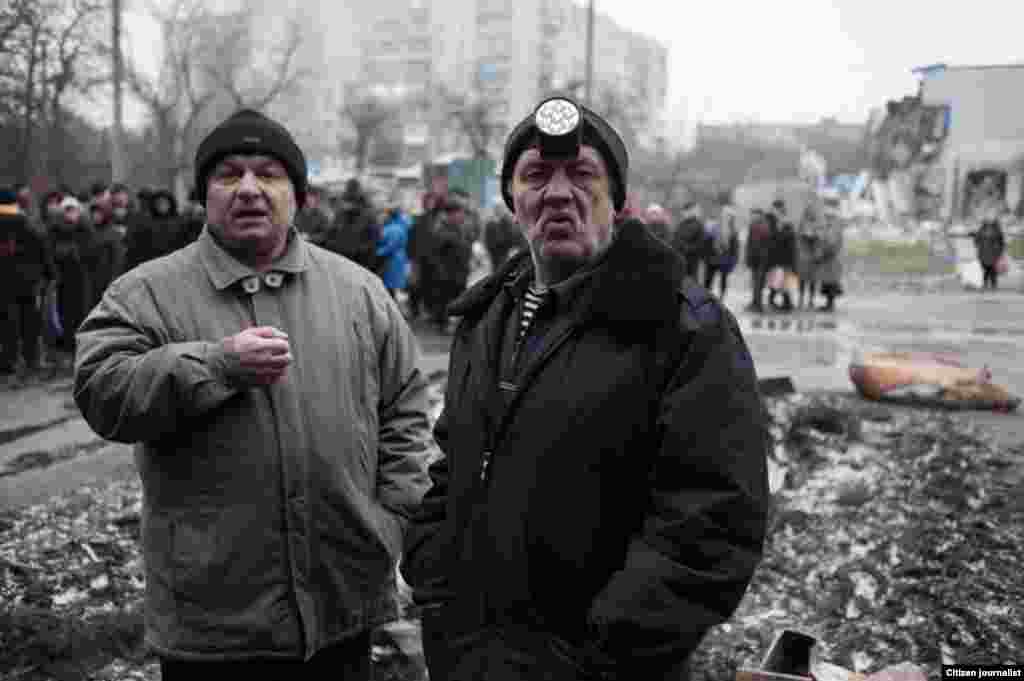 Uzbekistan - Debaltsevo township, Donetsk region, Ukrain. The territory is under ukranian control. The center of distribution of humanitarian aid in a former city hall.