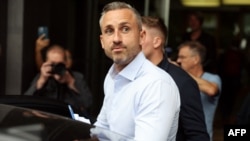 Ulrich Siegmund, kandidati kryesor në zgjedhjet në Saksoni-Anhalt për partinë e ekstremit të djathtë Alternativa për Gjermaninë (AfD), në Berlin më 7 shtator 2026, një ditë pas zgjedhjeve rajonale në shtetin federal lindor.