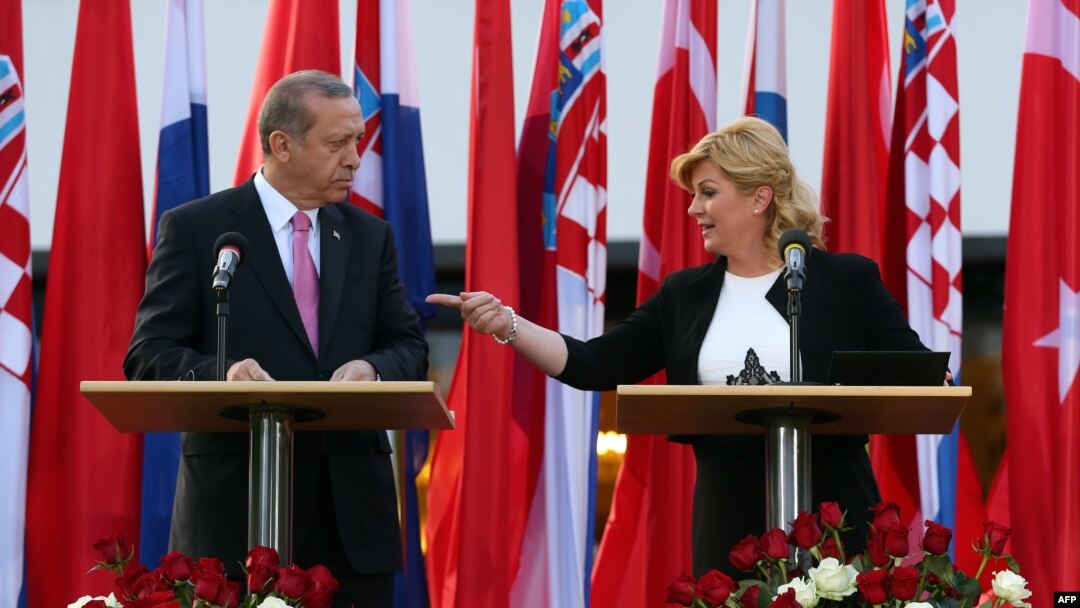Recep Tayyip Erdogan i Kolinda Grabar-Kitarović, fotoarhiv