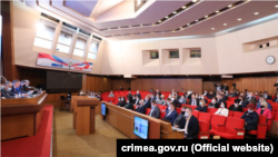 Сессия подконтрольного России парламента Крыма, 31 марта 2021 года