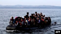 Izbjeglice i migranti stižu na obale grčkog ostrva Lezbos, 9. septembra 2015.