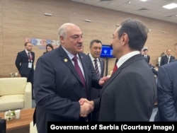 Vulin, i cili është në listën e sanksioneve të SHBA-së për lidhjet e tij me Rusinë, u takua me Lukashenkon në samitin e BIRKS në Kazan të Rusisë në tetor 2024.