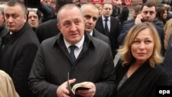 Георгий Маргвелашвили с супругой Макой Чичуа (архивное фото)