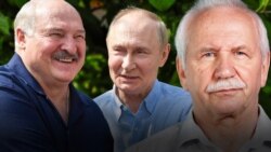 Аляксандар Лукашэнка, Уладзімір Пуцін, Валер Карбалевіч. Каляж. 