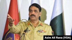 د پاکستاني پوځ وياند، مېجر جنرل آصف غفور