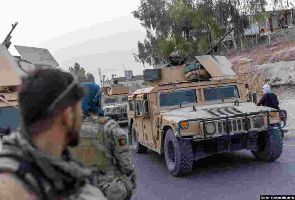 The convoy returning to base after Shah was successfully rescued. None of the special forces involved in the operation was killed. Shah suffered a leg injury.