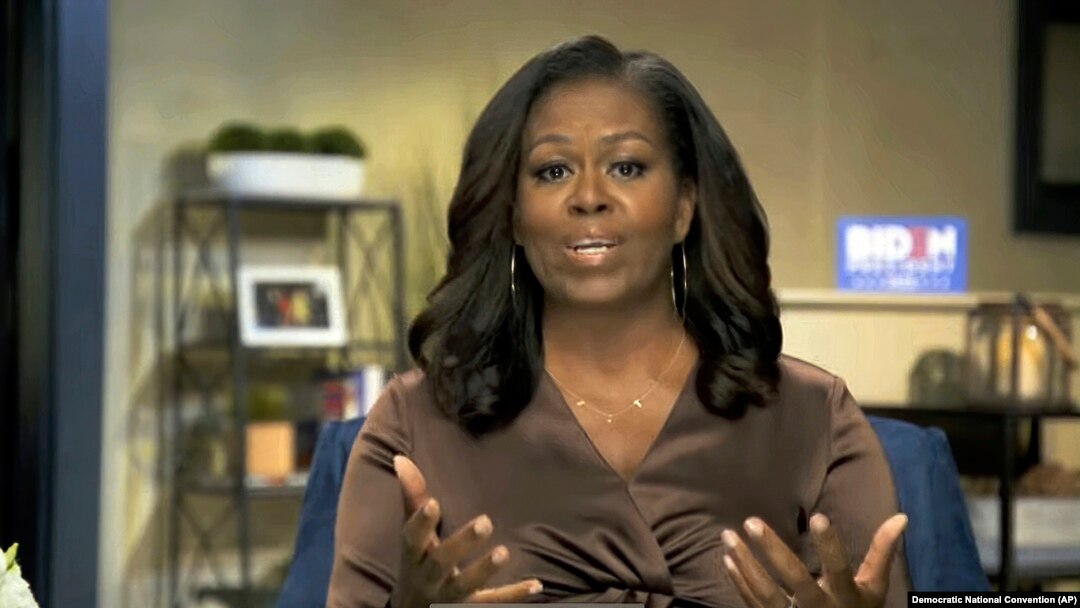 Bivša prva dama SAD-a Michelle Obama tokom govora prve noći Demokratske konvencije