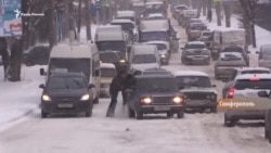 Снег в Крыму и новый Иерусалим (видео)