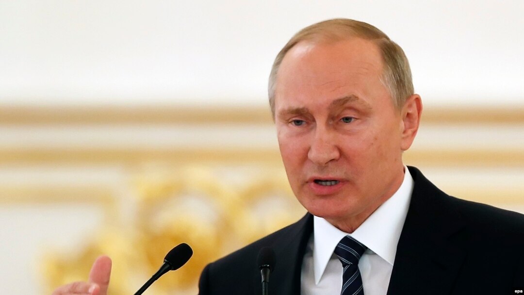 Vladimir Putin u Kremlju na dočeku ruskih olimpijaca, 25. avgust 2016. 