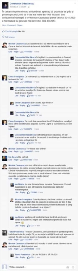 Romania- meme Facebook