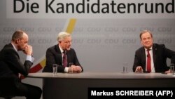 Kandidati za lidera nemačkih demohrišćana Fridrih Merc, Norbert Retgen i Armin Lašet