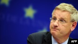 Ministrul suedez de externe Carl Bildt