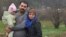 Soheil Arabi is pictured with his family in an undated photograph
