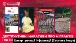 Візуалізація фейків на тему трудовогї міграції від Центру протидії дезінформації
