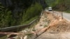 Landslide near Foca, Bosnia and Herzegovina