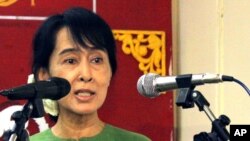 Myanmar democracy activist Aung San Suu Kyi