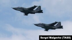 Российские самолеты СУ-25 (иллюстративное фото)